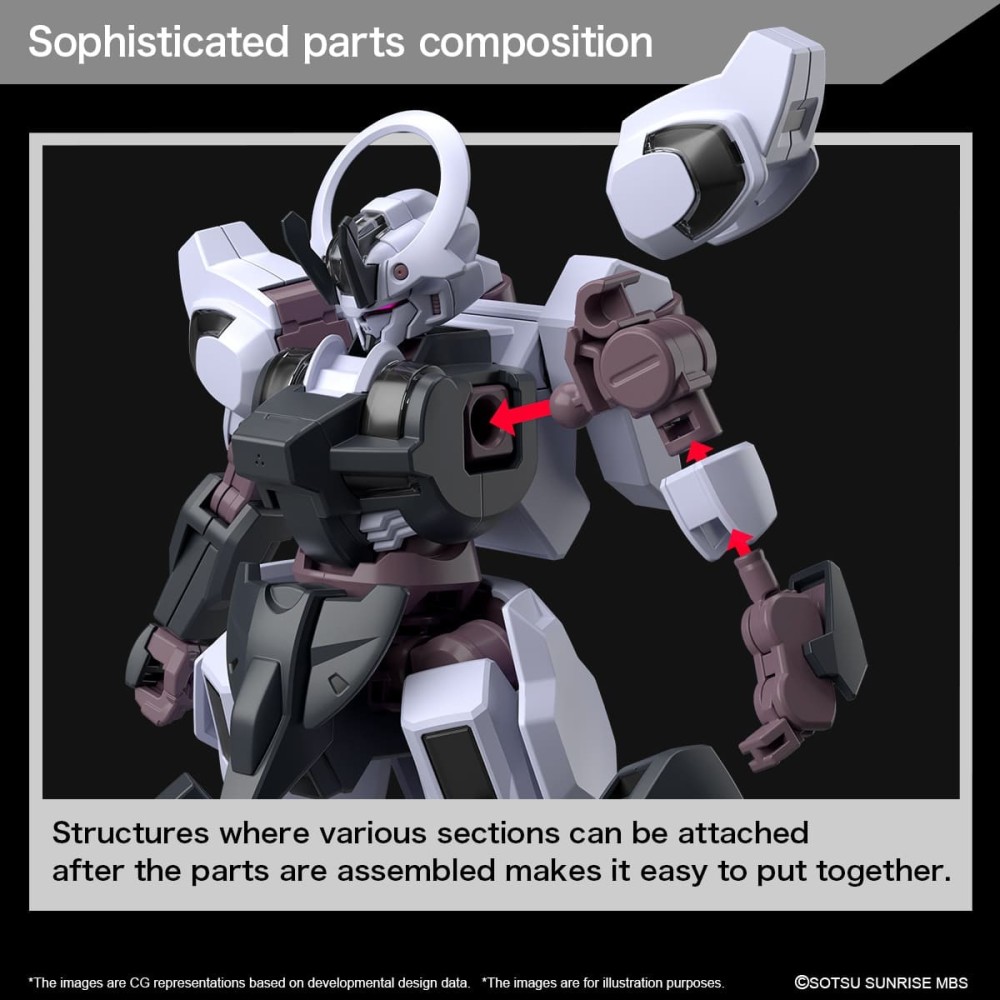 HIGH GRADE HG THE WITCH FROM MERCURY GUNDAM SCHWARZETTE 1/144 MODEL KIT ACTION FIGURE BANDAI