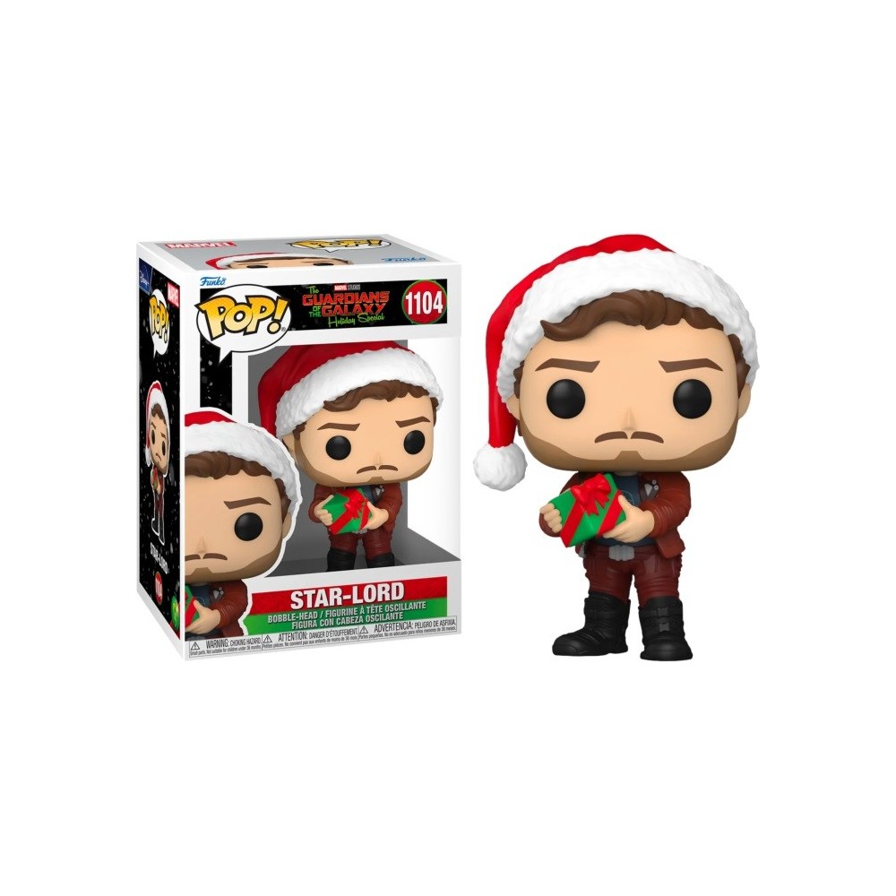 FUNKO FUNKO POP! GUARDIANS OF THE GALAXY HOLIDAY SPECIAL STAR-LORD BOBBLE HEAD KNOCKER FIGURE