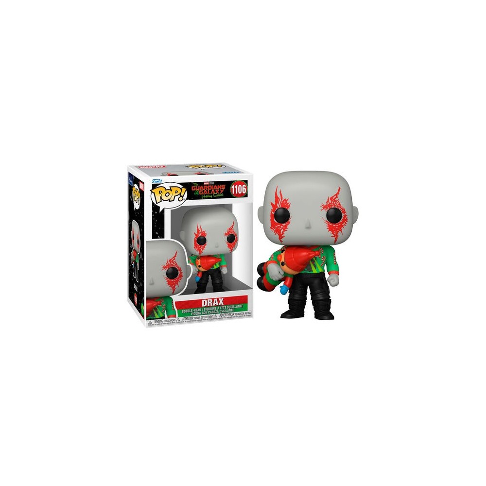 FUNKO FUNKO POP! GUARDIANS OF THE GALAXY HOLIDAY SPECIAL DRAX BOBBLE HEAD KNOCKER