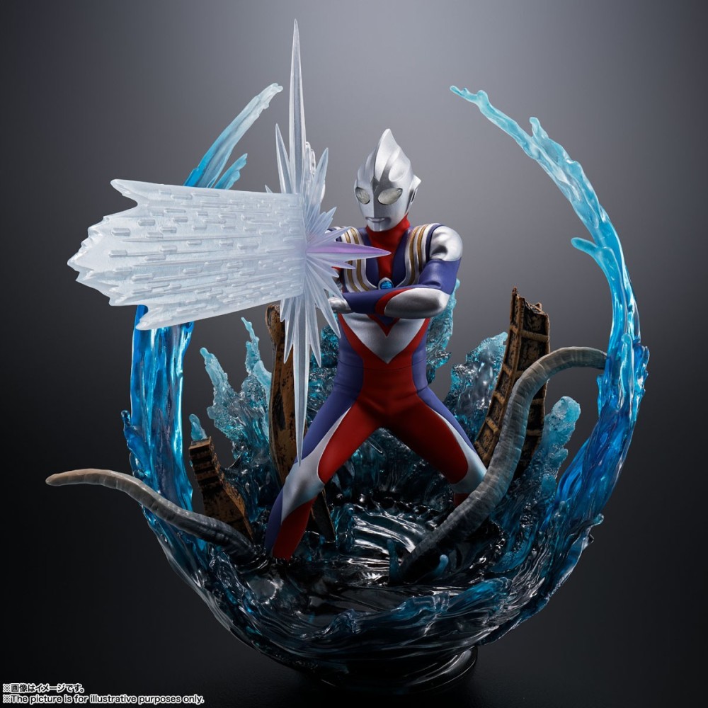 ULTRAMAN TIGA MULTI TYPE FIGUARTS ZERO STATUA FIGURE BANDAI