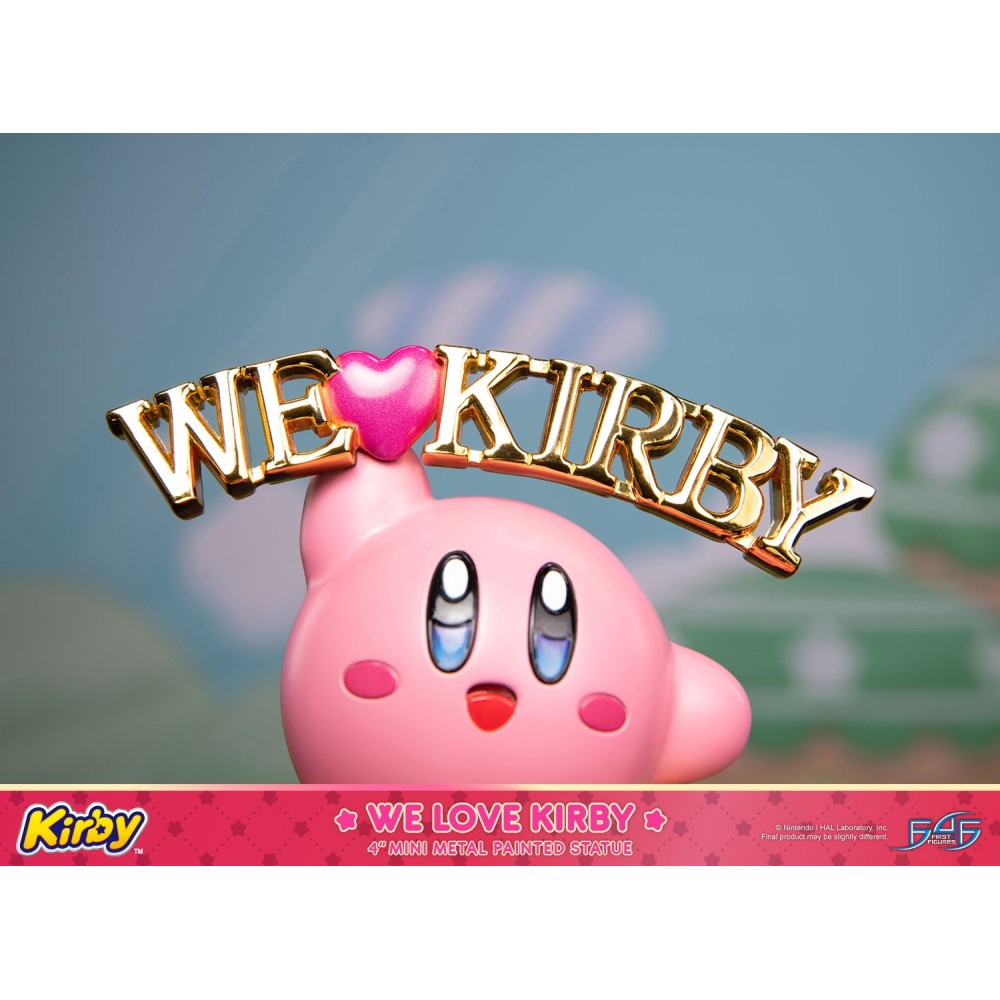 KIRBY WE LOVE KIRBY METAL STATUA FIGURE FIRST4FIGURES
