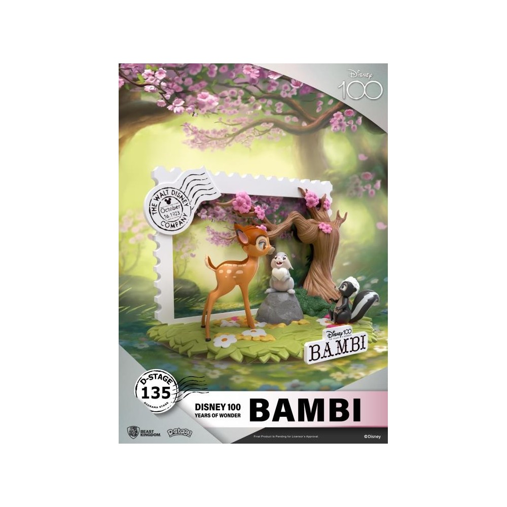 D-STAGE DISNEY 100 YEARS BAMBI STATUA FIGURE DIORAMA BEAST KINGDOM