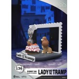 D-STAGE DISNEY 100 YEARS LADY AND THE TRAMP STATUA FIGURE DIORAMA BEAST KINGDOM
