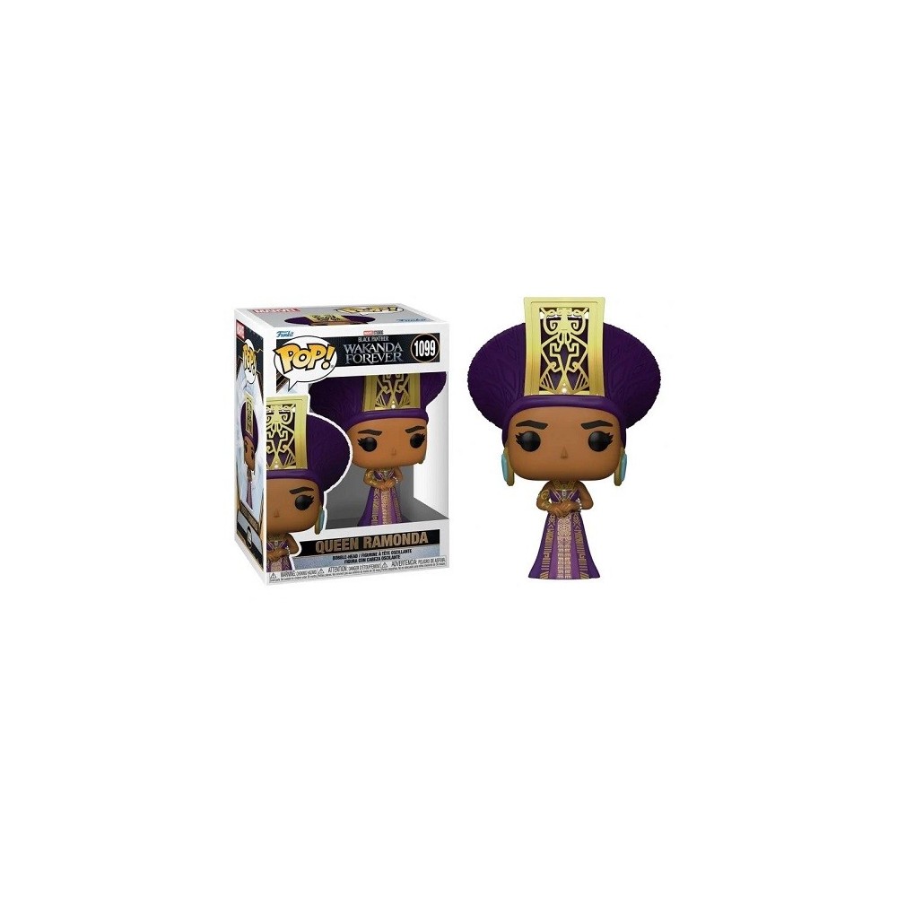 FUNKO FUNKO POP! BLACK PANTHER WAKANDA FOREVER QUEEN RAMONDA BOBBLE HEAD KNOCKER FIGURE