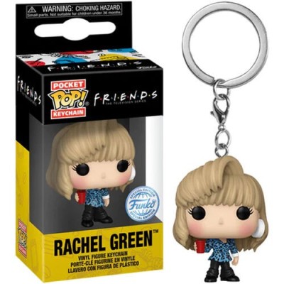 FRIENDS POCKET POP! KEYCHAIN RACHEL GREEN (IN THE 80'S) PORTACHIAVI FUNKO