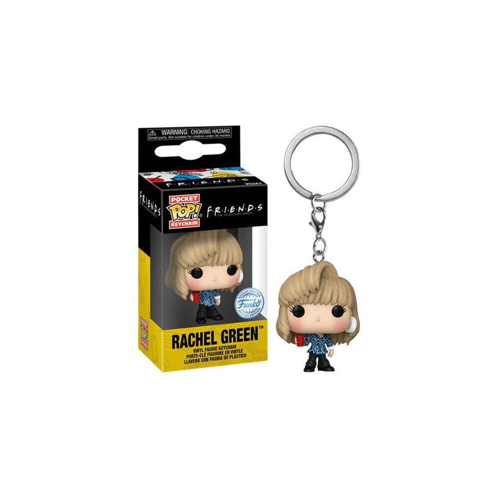FUNKO FRIENDS POCKET POP! KEYCHAIN RACHEL GREEN (IN THE 80'S)