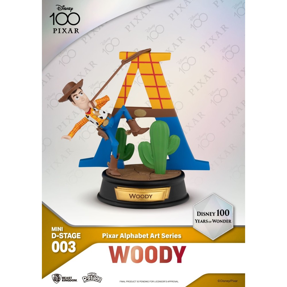 BEAST KINGDOM DISNEY 100 YEARS OF WONDER PIXAR ALPHABET MINI D-STAGE FIGURES