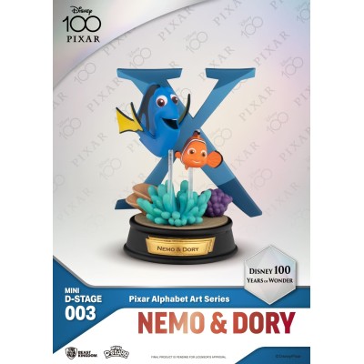 BEAST KINGDOM DISNEY 100 YEARS OF WONDER PIXAR ALPHABET MINI D-STAGE FIGURES