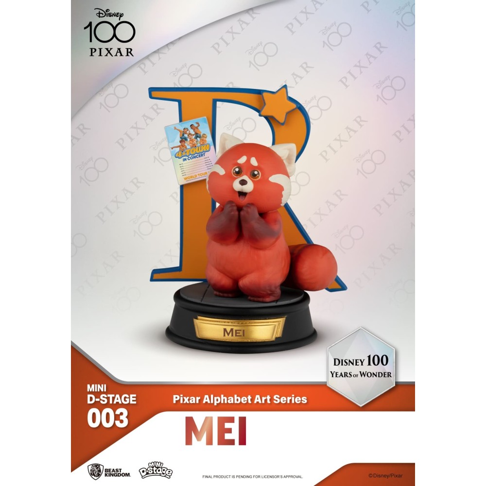 BEAST KINGDOM DISNEY 100 YEARS OF WONDER PIXAR ALPHABET MINI D-STAGE FIGURES