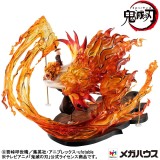 MEGAHOUSE DEMON SLAYER KYOJURO RENGOKU FLAME BREATH GEM STATUE FIGURE