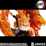 MEGAHOUSE DEMON SLAYER KYOJURO RENGOKU FLAME BREATH GEM STATUE FIGURE