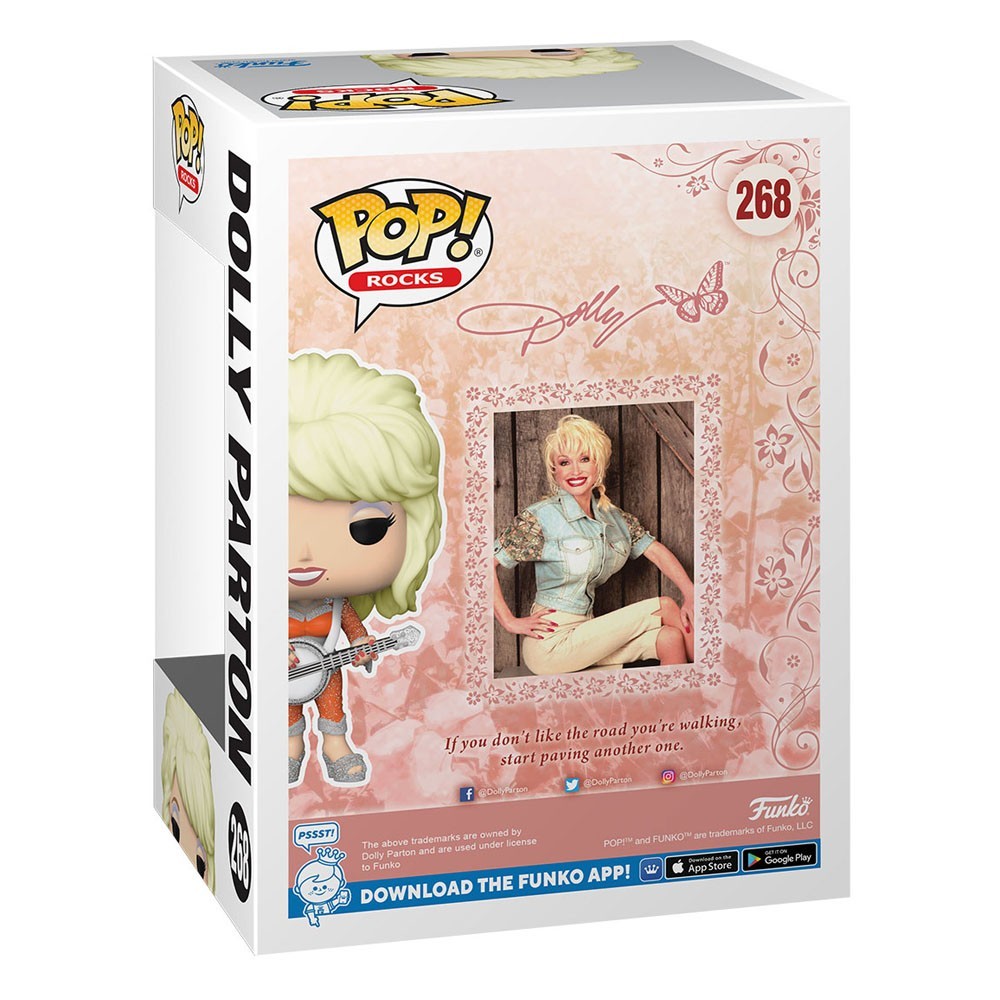 FUNKO POP! DOLLY PARTON BOBBLE HEAD KNOCKER FIGURE FUNKO