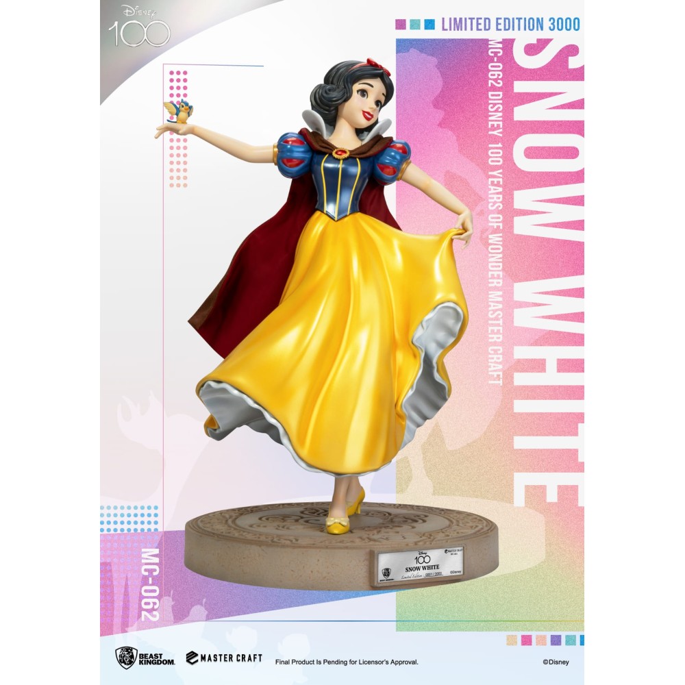 BEAST KINGDOM DISNEY 100 YEARS SNOW WHITE MASTER CRAFT STATUE 40CM RESIN FIGURE
