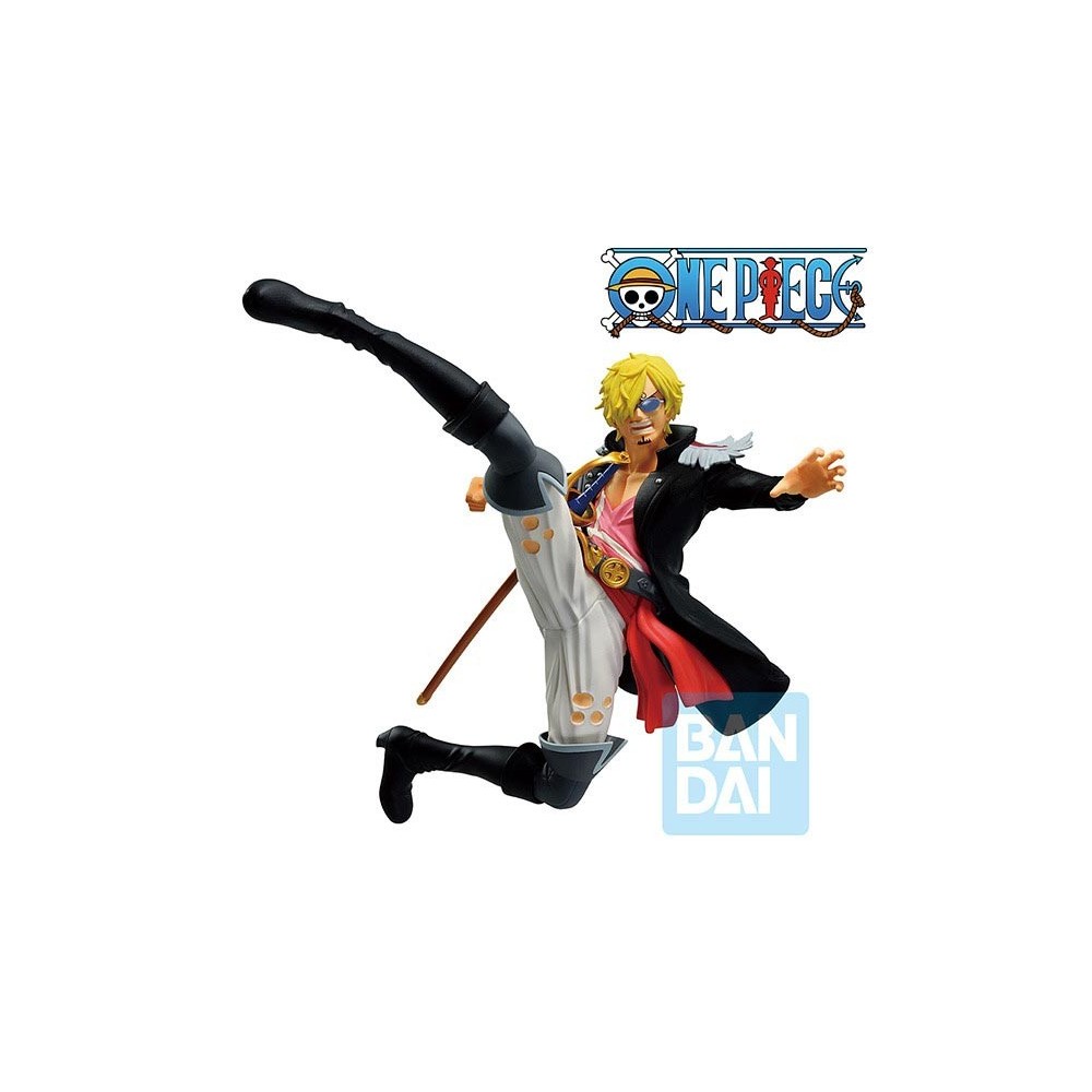 BANPRESTO ONE PIECE ICHIBANSHO SANJI RED MOVIE STATUE FIGURE