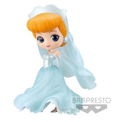 DISNEY CINDERELLA QPOSKET - CENERENTOLA DREAMY STYLE GLITTER VOL.2 MINI FIGURE BANPRESTO