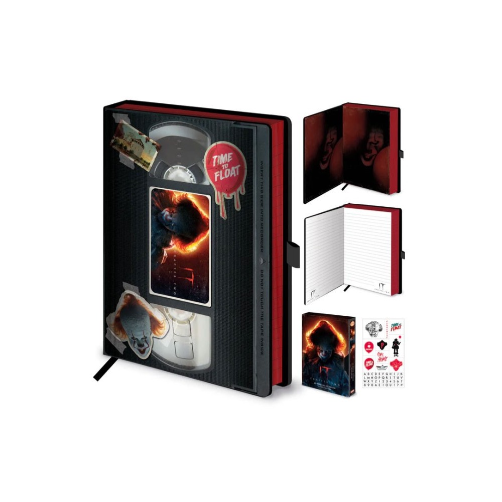 PYRAMID INTERNATIONAL IT CHAPTER 2 PENNYWISE VHS NOTEBOOK