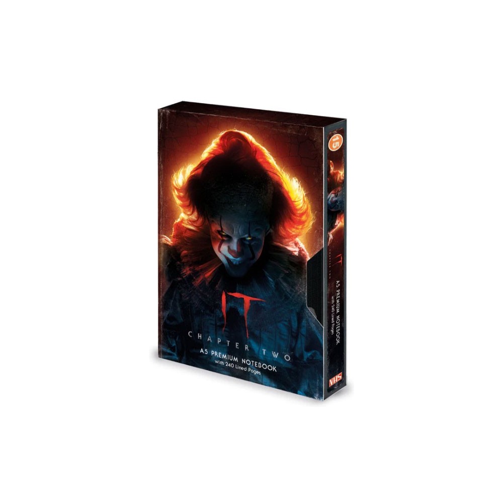 PYRAMID INTERNATIONAL IT CHAPTER 2 PENNYWISE VHS NOTEBOOK