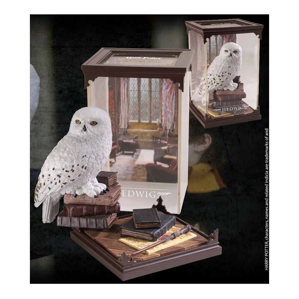NOBLE COLLECTIONS HARRY POTTER MAGICAL CREATURES - HEDWIG STATUE