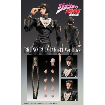 JOJO BIZARRE ADVENTURE CHOZOKADO BRUNO BUCCIARATI VER. BLACK ACTION FIGURE MEDICOS ENTERTAINMENT