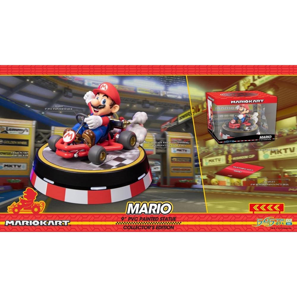 FIRST4FIGURES MARIO KART SUPER MARIO COLLECTOR'S EDITION STATUE FIGURE