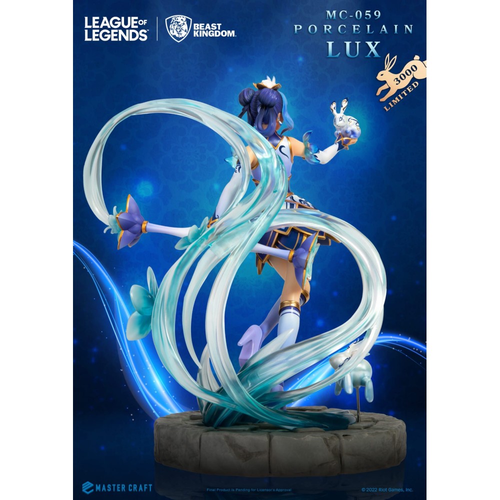 BEAST KINGDOM LEAGUE OF LEGENDS LOL PORCELAIN LUX MASTER CRAFT STATUE 42CM RESIN FIGURE