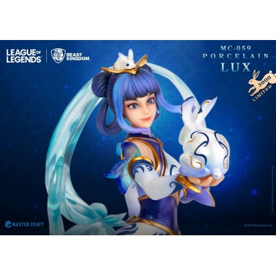 BEAST KINGDOM LEAGUE OF LEGENDS LOL PORCELAIN LUX MASTER CRAFT STATUE 42CM RESIN FIGURE