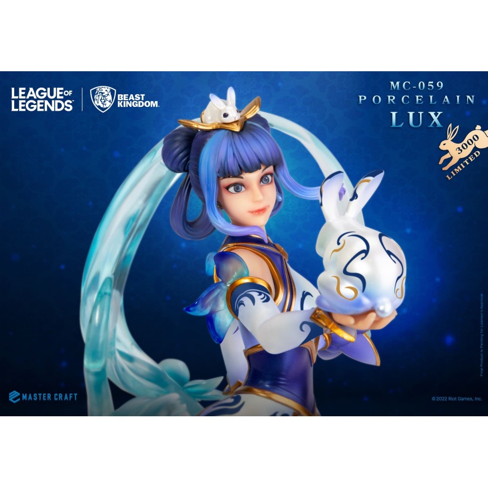 LEAGUE OF LEGENDS LOL PORCELAIN LUX MASTER CRAFT STATUA 42CM RESIN FIGURE BEAST KINGDOM