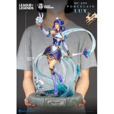 BEAST KINGDOM LEAGUE OF LEGENDS LOL PORCELAIN LUX MASTER CRAFT STATUE 42CM RESIN FIGURE