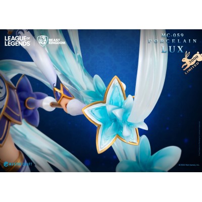 BEAST KINGDOM LEAGUE OF LEGENDS LOL PORCELAIN LUX MASTER CRAFT STATUE 42CM RESIN FIGURE