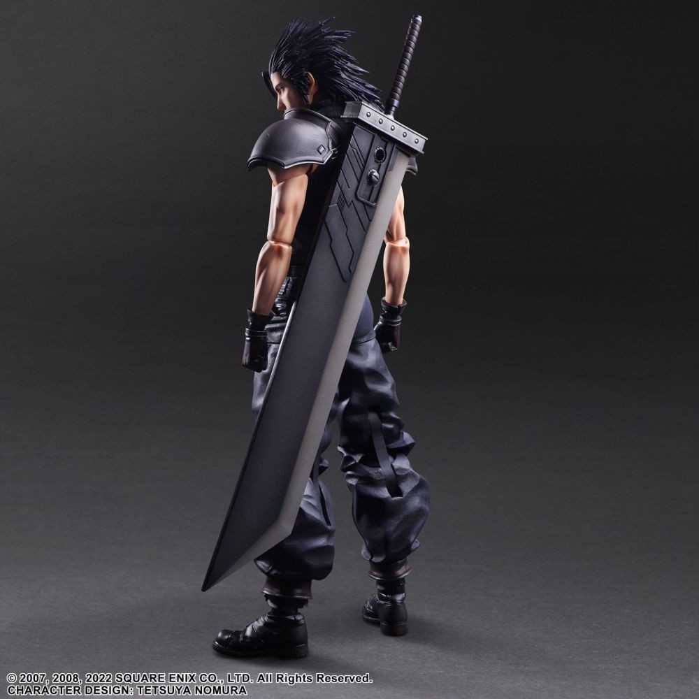 SQUARE ENIX CRISIS CORE FINAL FANTASY 7 REUNION ZACK FAIR PLAY ARTS KAI ACTION FIGURE