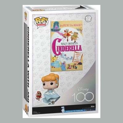 FUNKO DISNEY'S 100 FUNKO POP! MOVIE POSTER CINDERELLA AND JAQ BOBBLE HEAD