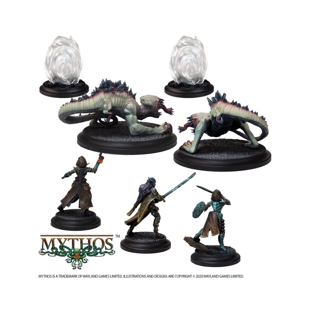 MYTHOS SILVER VENATORS FACTION STARTER SET GIOCO DA TAVOLO WARCRADLE STUDIOS
