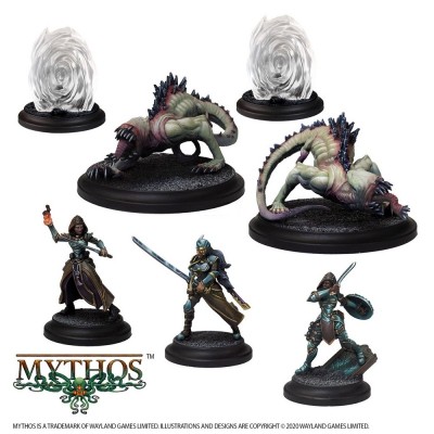 WARCRADLE STUDIOS MYTHOS SILVER VENATORS FACTION STARTER SET MINIATURE GAME