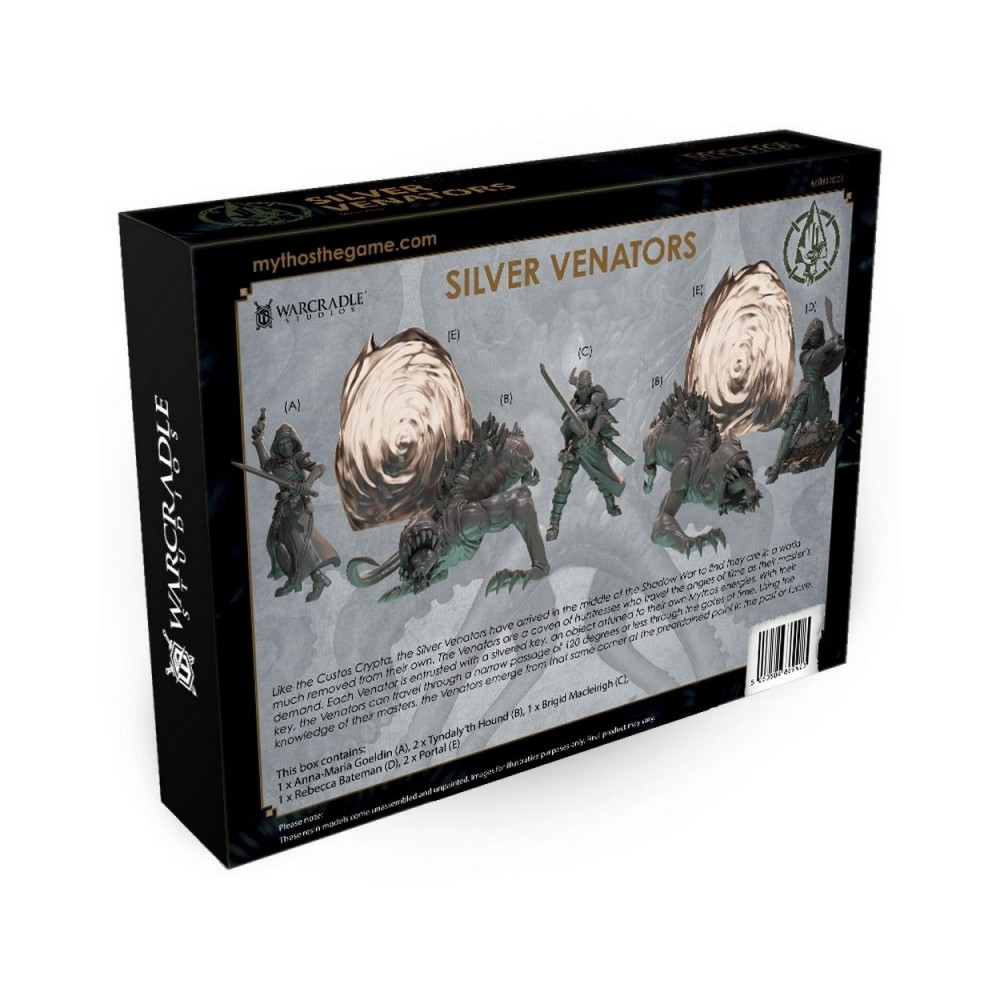 MYTHOS SILVER VENATORS FACTION STARTER SET GIOCO DA TAVOLO WARCRADLE STUDIOS
