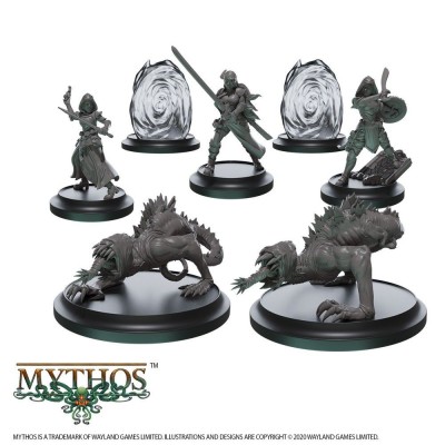 MYTHOS SILVER VENATORS FACTION STARTER SET GIOCO DA TAVOLO WARCRADLE STUDIOS