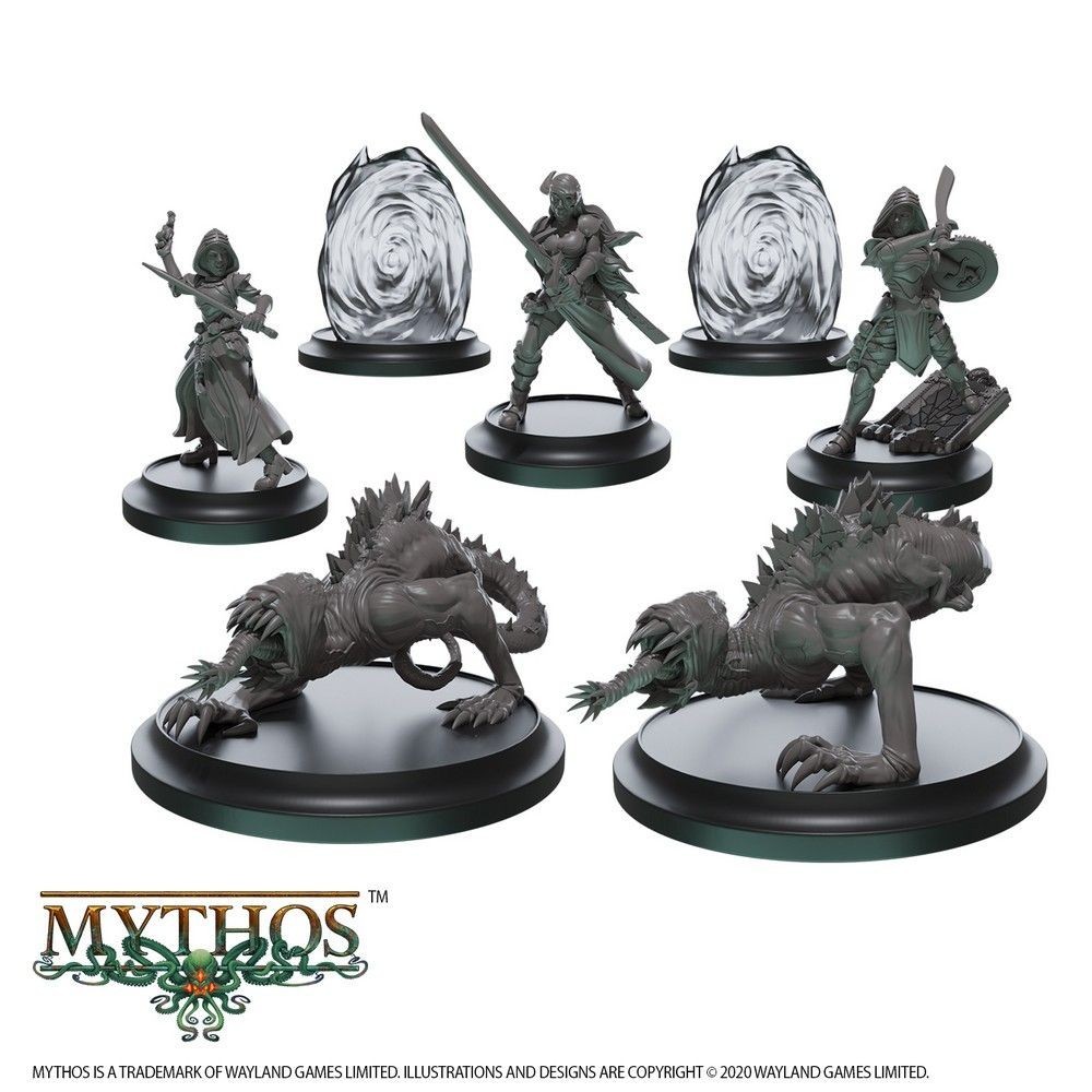 MYTHOS SILVER VENATORS FACTION STARTER SET GIOCO DA TAVOLO WARCRADLE STUDIOS
