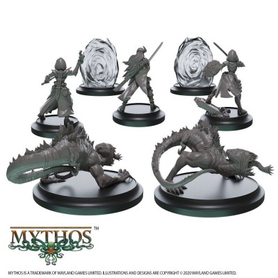 WARCRADLE STUDIOS MYTHOS SILVER VENATORS FACTION STARTER SET MINIATURE GAME