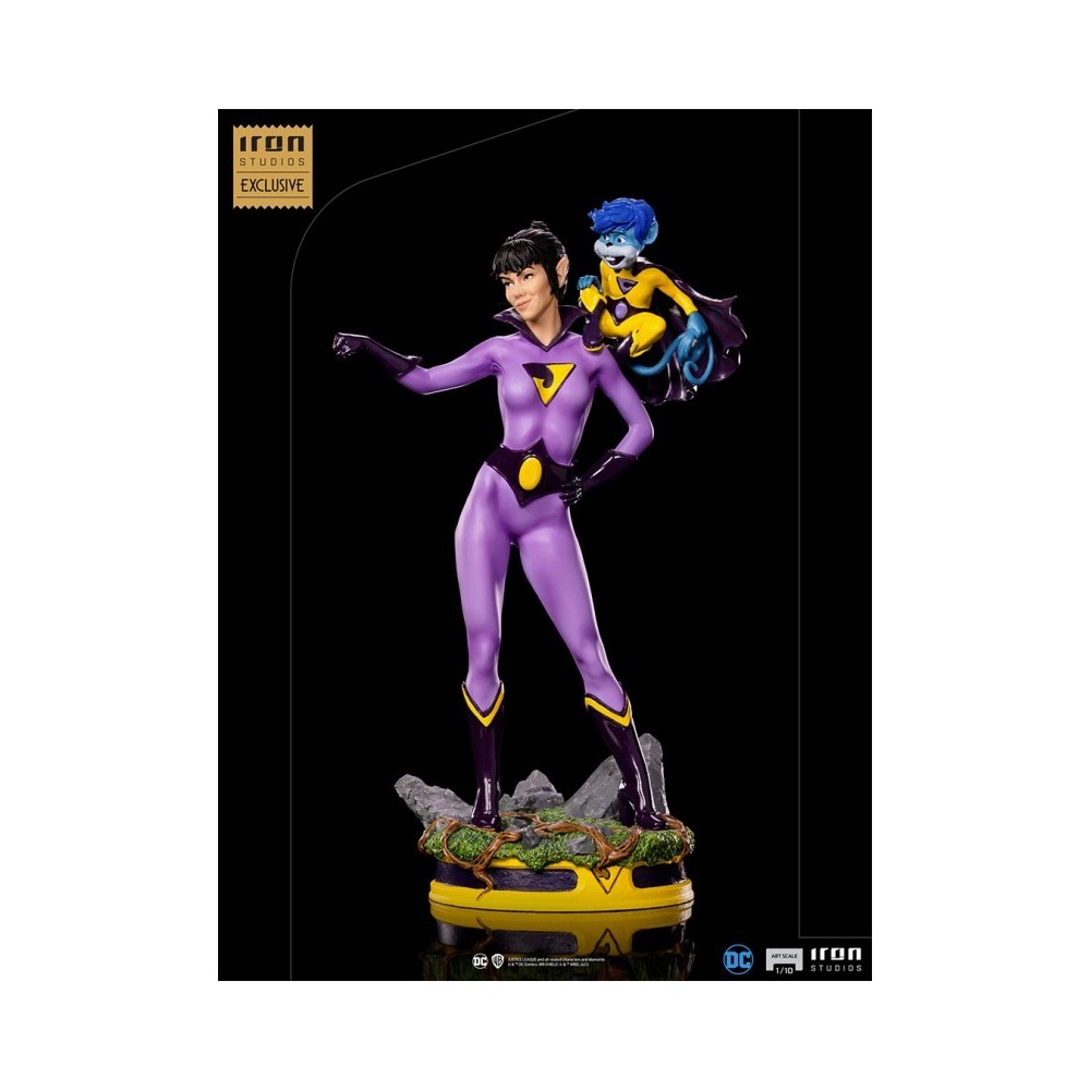 WONDER TWINS ART SCALE 1/10 STATUA FIGURE IRON STUDIOS