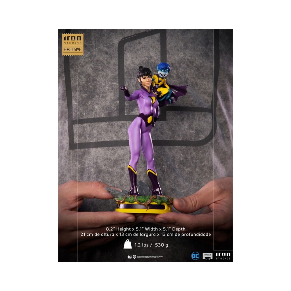 WONDER TWINS ART SCALE 1/10 STATUA FIGURE IRON STUDIOS