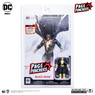 MC FARLANE copy of DC BLACK ADAM PAGE ENDLESS WINTER PUNCHERS ACTION FIGURE