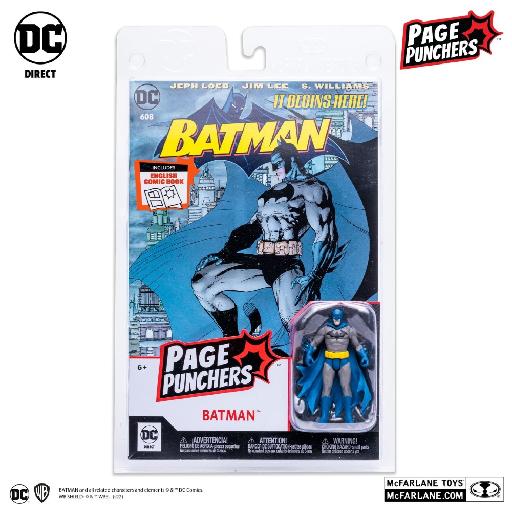 BATMAN IT BEGINS HERE PAGE PUNCHERS ACTION FIGURE MC FARLANE