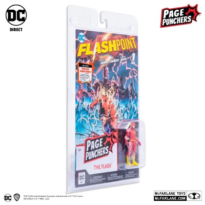 MC FARLANE DC FLASH FLASHPOINT PAGE PUNCHERS ACTION FIGURE