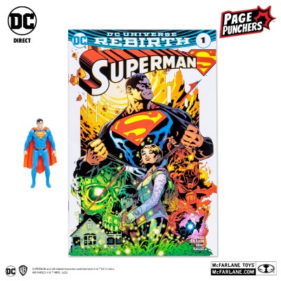 SUPERMAN REBIRTH PAGE PUNCHERS ACTION FIGURE MC FARLANE