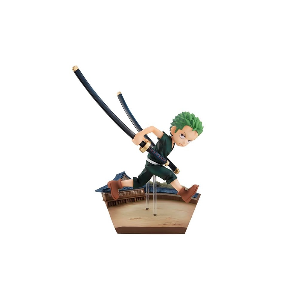 MEGAHOUSE ONE PIECE RORONOA ZORO GEM STATUE FIGURE