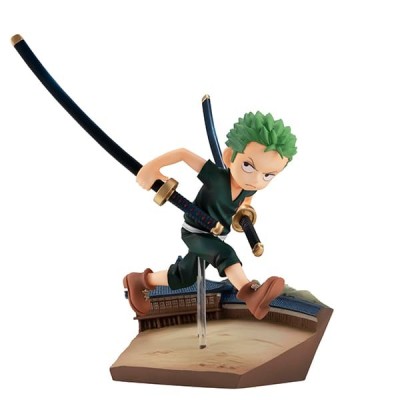 MEGAHOUSE ONE PIECE RORONOA ZORO GEM STATUE FIGURE