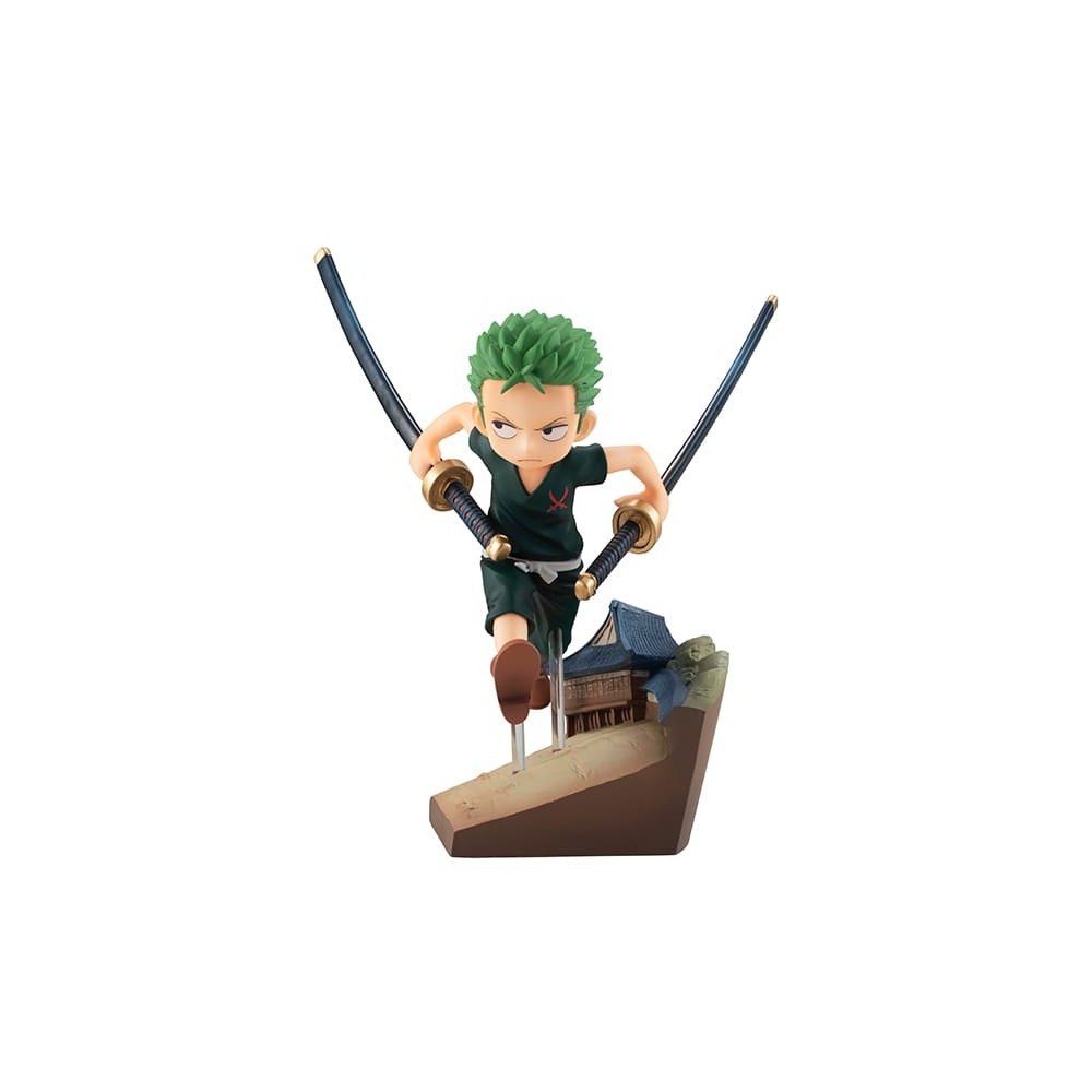 MEGAHOUSE ONE PIECE RORONOA ZORO GEM STATUE FIGURE