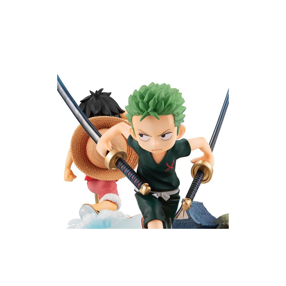 ONE PIECE RORONOA ZORO GEM STATUA FIGURE MEGAHOUSE