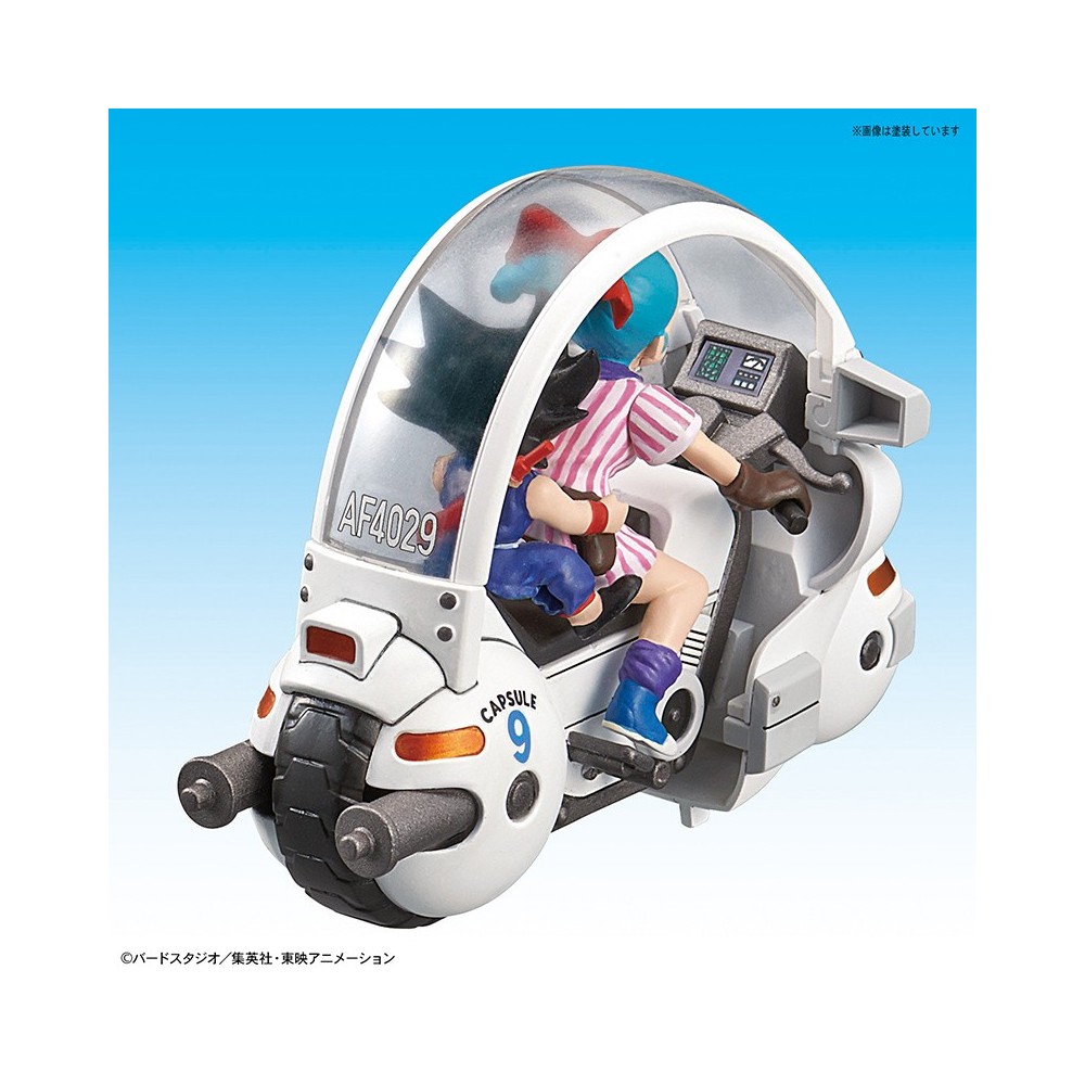 DRAGON BALL - BULMA'S CAPSULE 9 MOTORCYCLE MODEL KIT BANDAI