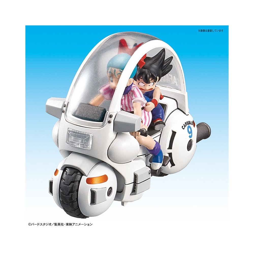 DRAGON BALL - BULMA'S CAPSULE 9 MOTORCYCLE MODEL KIT BANDAI