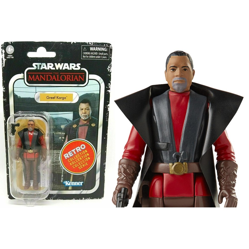 HASBRO STAR WARS RETRO COLLECTION THE MANDALORIAN GREEF KARGA ACTION FIGURE